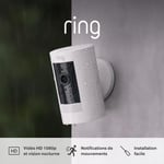 Caméra Extérieure Sans Fil (Stick Up Cam) | Caméra De Surveillance Extérieure Wifi Hd Sur Batterie, Audio Bidirectionnel, Fonctionne Avec Alexa | Essai Protect Gratuit 30 J. | 3 Caméras