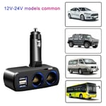 Fast Charging Car Charger Car Cigarette Lighter Charger Plug 2 Way Dual Adapter