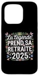 Coque pour iPhone 15 Pro La Légende Prend Sa Retraite Humour Cadeau Retraité 2025