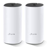 TP-LINK (DECO M4) Whole-Home Mesh Wi-Fi System, 2 Pack, Dual Band AC1200, MU-MIMO, x LAN on each Unit