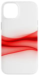 Coque pour iPhone 14 Plus Rouge Art Minimal Abstrait Esthétique