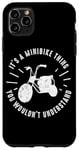 Coque pour iPhone 11 Pro Max Minibike Vintage Moto Lover Funny Mini Bike Racing