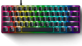 Huntsman Mini(Switches Rouges)-Clavier Gamer Compact À 60%(Switches Opto-Mécaniques Linéaires Et Silencieux,Touches En Pbt,Câble Usb-C Détachable) Clavier Us|Noir