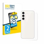 2x Film Protection Ecran pour Samsung Galaxy S23 FE (Arrière) Clair Protecteur