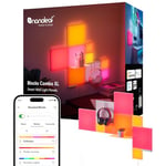 Nanoleaf Kit de démarrage Combo 10 | Mixte Carrés LED Multicolores RGBW, Panneau Perforé, Étagères, Sync Musique, Contrôle Thread & WiFi par App/Voix (Alexa, Apple, Google), Deco Murale Chambre Gaming