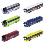 Majorette 212053159 City Bus, Jouet, à Roue Libre et Suspension, carrosserie en méta, 13 cm, pour Enfants à partir de 3 Ans, fourni en 1 pièce, modèle aléatoire