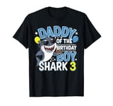 3Yr Boy Dad of The Birthday Boy Shark Ocean Theme Matchin T-Shirt