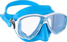 Cressi Marea Mask -Masque pour la Plongée et Snorkelling, Bleu/Blanc, Taille Unique, Unisexe Adulte