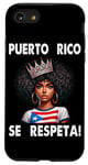 iPhone SE (2020) / 7 / 8 Puerto Rico Se Respeta Afro Boricua Queen Crown Protest Case