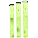 (3-Pack) Chofit Sport Straps Compatible with Fitbit Inspire 2/Inspire HR/Charge 4/Charge 3/Charge/Alta/Alta HR/Flex/Fitbit one Strap, Arm Band Ankle Bands Wristband Accessories (Lime)