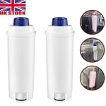 2x Compatible for DeLonghi water filter DLSC002, SER3017, 5513292811 Bean to Cup