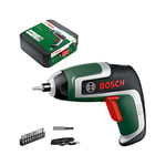 Bosch Home and Garden Visseuse Compacte sans fil IXO (7e Génération, 3.6V, 2.0Ah, 5.5Nm, Compatible avec Adaptateurs Collection, Visse Jusqu'à 190 vis, Boîte de Rangement), Vert