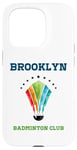 Coque pour iPhone 15 Pro Brooklyn New York Athletics Preppy Raquette de badminton Club