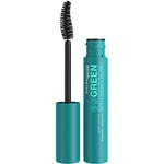 Maybelline New-York - Mascara Volume - Enrichi en Beurre de Karité - Brosse en Fibres Végétales - Green Edition Mega Mousse - Teinte : Blackest Black (01)