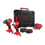 Milwaukee M18 BLCPP2B-502C Verktøysett med batteri og lader