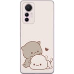 Xiaomi 12 Lite Genomskinligt Skal Kawaii Söta katter