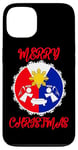 Coque pour iPhone 13 Pinoy Drapeau philippin philippin soleil Noël ange crèche