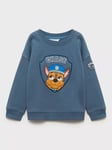 Mango Kids' Paw Patrol Chase Sweatshirt, Blue