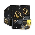 L'OR Espresso Onyx - Intensity 12 - Nespresso Compatible Coffee Capsules (Pack of 10, 100 Capsules in Total)