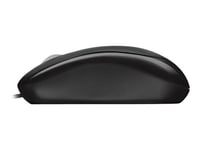 Microsoft Basic Optical Mouse - Souris - droitiers et gauchers - optique - 3 boutons - filaire - USB - noir