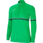 Nike Femme Women's Academy 21 Track Jacket, LT GREEN SPARK/WHITE/PINE GREEN/WHITE, XS EU