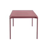 Petite Friture - Fromme Square Table, Brown Red - Matbord utomhus - Tom Chung