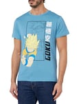 SUN CITY Tee Shirt Goku Fond Bleu l