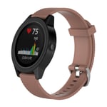 Garmin Vivomove HR Snyggt silikon klockband - Brun