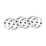 Broste Copenhagen Ring napkin ring 6-pack Silver finish