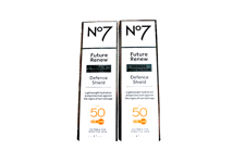 2 X No7 Future Renew UV Defence Shield SPF 50 50ml Brand New / Boxed