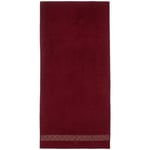 DUSCHHANDDUK 70/140 cm bordeaux 