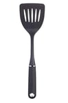 MasterClass Slotted Turner, Heat Resistant Non-Stick Fish Slice, Durable and Easy to Clean, 35.5 cm (14''), Black