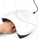 HTBE® 36W Nail Phototherapy Lamp Tork LED Intelligent Induktionslampa Nagellack Limhärdningslampa