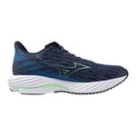 Mizuno Men's Wave Rider 28 Vintage Indigo/neo Mint/frontier Blue, 46