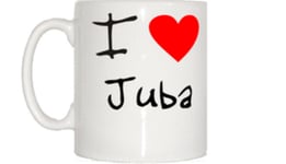 I Love Heart Juba Mug