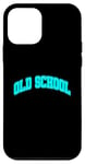 Coque pour iPhone 12 mini Graphisme turquoise Graphique turquoise Old School