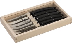 Laguiole Tradition Jean Dubost Le Thiers Steak Knives Set Acrylic