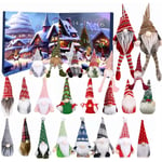 24PCS Gnome Decor Xmas Gonk Advent Calendar Christmas Gnome Advent Calendar UK