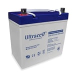 Batterie étanche Gel décharge profonde GEL 55Ah 12v ULTRACELL