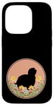 Coque pour iPhone 14 Pro Coton De Tulear - Chien Maman Papa Floral Fleur Mignon Jolie