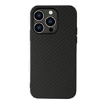 Trolsk Thin Carbon Fiber Case (iPhone 15 Pro) - Svart