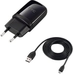 Original Chargeur Secteur Prise Courant Cable Cordon Usb Htc Desire 650 / 10 Pro