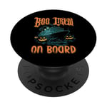 Boo Crew à bord de la croisière d'Halloween PopSockets PopGrip Adhésif