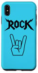 Coque pour iPhone XS Max Cornes à main Cool Band Rock and Roll Heavy Metal Music Concert