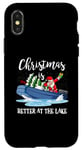 iPhone X/XS Christmas Life Is Better At The Lake Boat Lover Boating Case