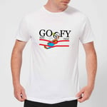 Disney Goofy By Nature Men's T-Shirt - White - 5XL