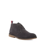 Dune London Mens Creed - Casual Chukka Boots - Grey Leather - Size UK 7