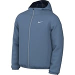 Nike Jacket Form Versatile Dri-Fit Jacket with Hood for Men, Aegean Storm/Reflective Silv, FB7482-429, XS