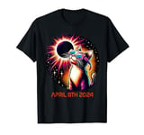 Solar Eclipse TShirt 2024 Cat Wearing Solar Eclipse Glasses T-Shirt