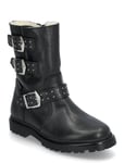 ANGULUS Boots - Flat - With Zipper Svart